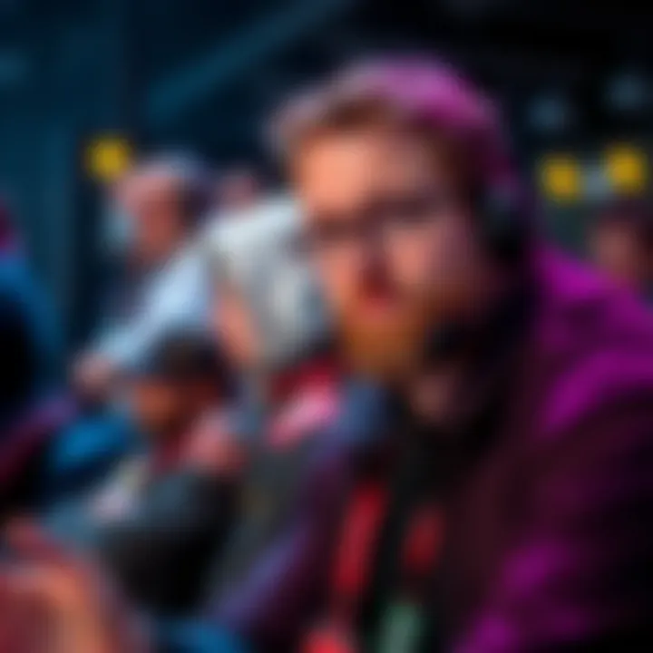 Tim Sweeney speaking with a critical expression about the flaws in the Epic Games launcher at a gaming event