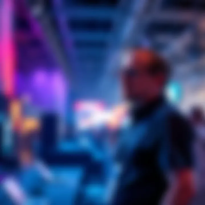 Tim Sweeney at a gaming conference Tim Sweeney speaking about Fortnite and Unreal Engine at a gaming event