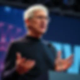 Apple CEO Tim Cook speaking about price increases due to memory shortages