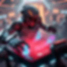 Timebot in action A digital character named Timebot attacking during a game, showcasing strategic moves on a game board with visual effects marking the 5th, 10th, and 15th turns.