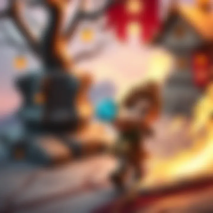 Tiny character moving slowly with zero attack speed while holding Enchanter's Bauble in a fantasy setting