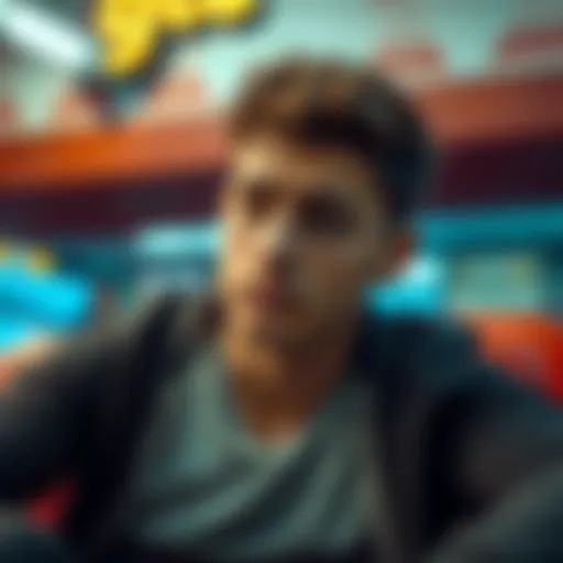 A young man sitting with a weary expression, showing visible signs of fatigue and exhaustion.