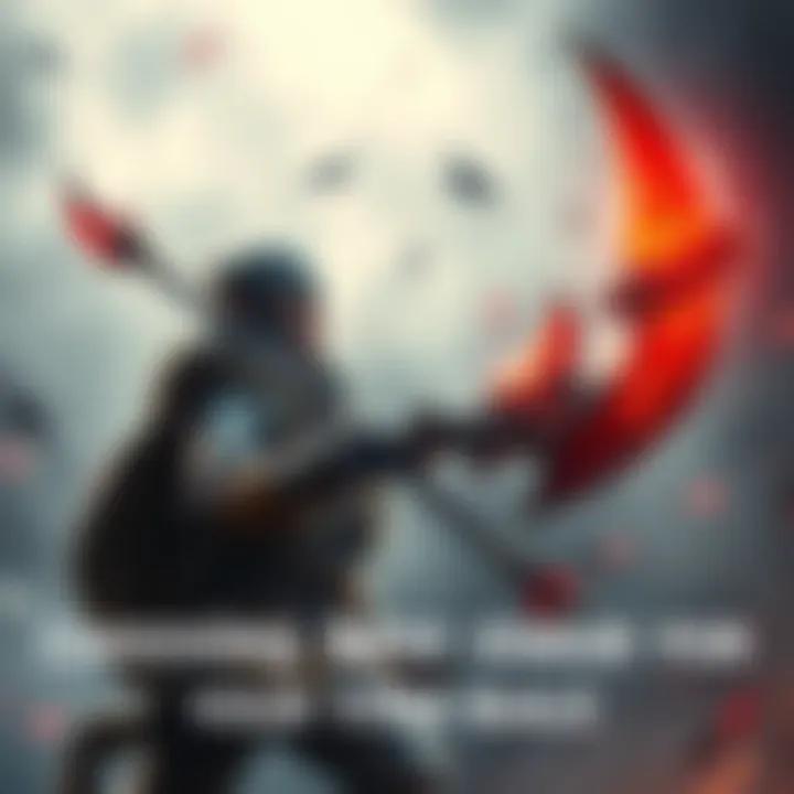 A Titan character wielding an exotic glaive, ready for combat, showcasing the weapon's unique design