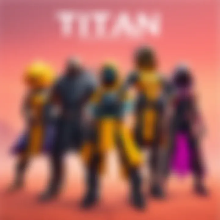 A display of unique Titan fashion styles for each subclass and element, featuring Solar, Void, Arc, Stasis, Strand, and Prismatic designs with matching shaders.