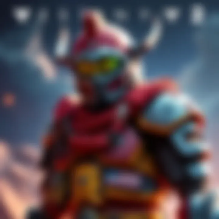 A Titan character in Destiny 2 wearing the Tex Mechanica Armor with a cowboy-inspired helmet, showcasing bold colors and rugged design.