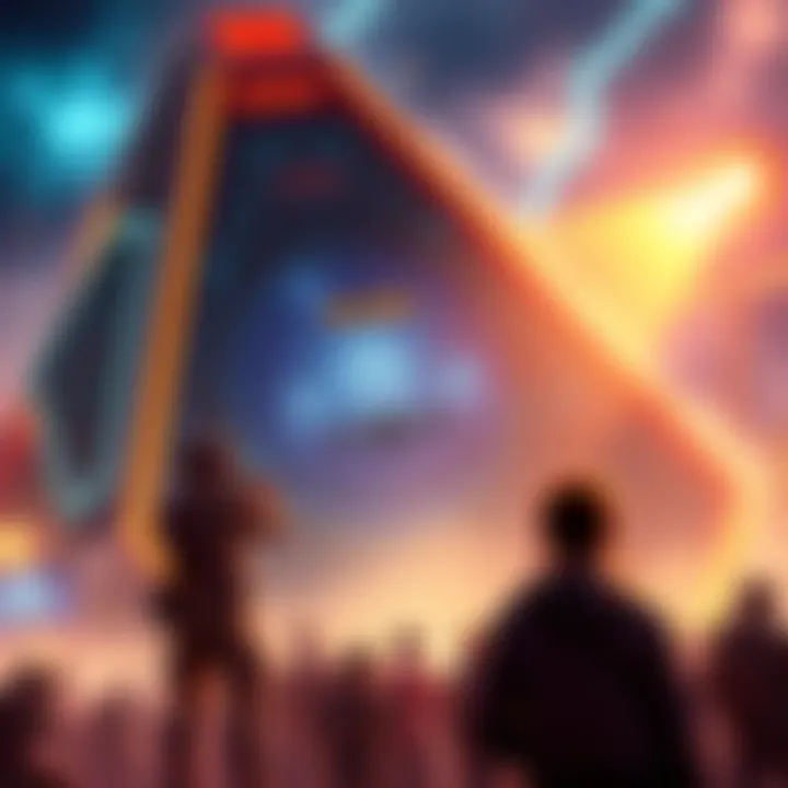 A graphic showing the location of the Titan Perform area for the Prize Path mission, with community members discussing and sharing tips.