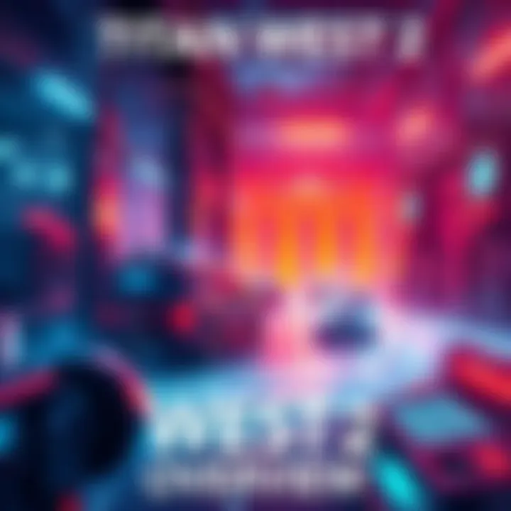 A modern depiction of Titan West 2 showcasing advanced technology and strategic elements related to various industries.