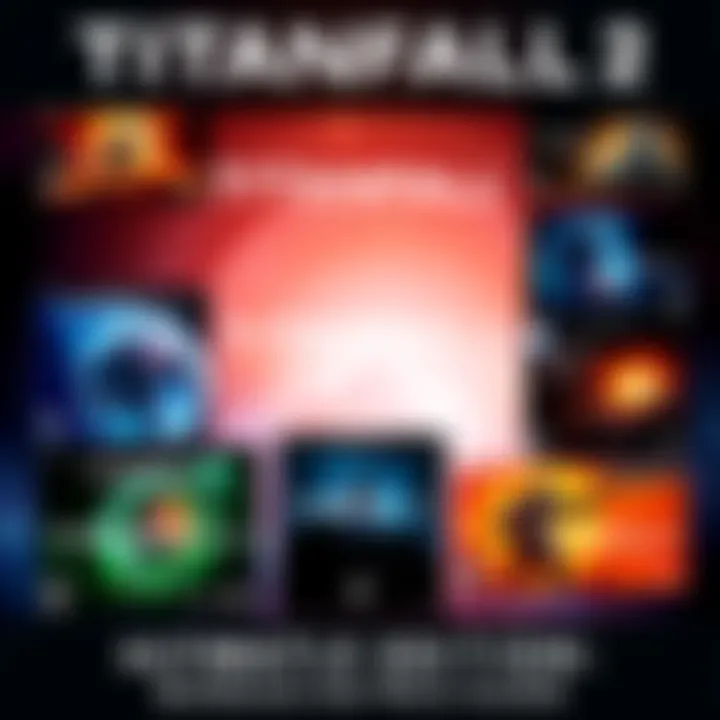 Various Titanfall 2 Ultimate Edition bundles displayed with their unique designs and features