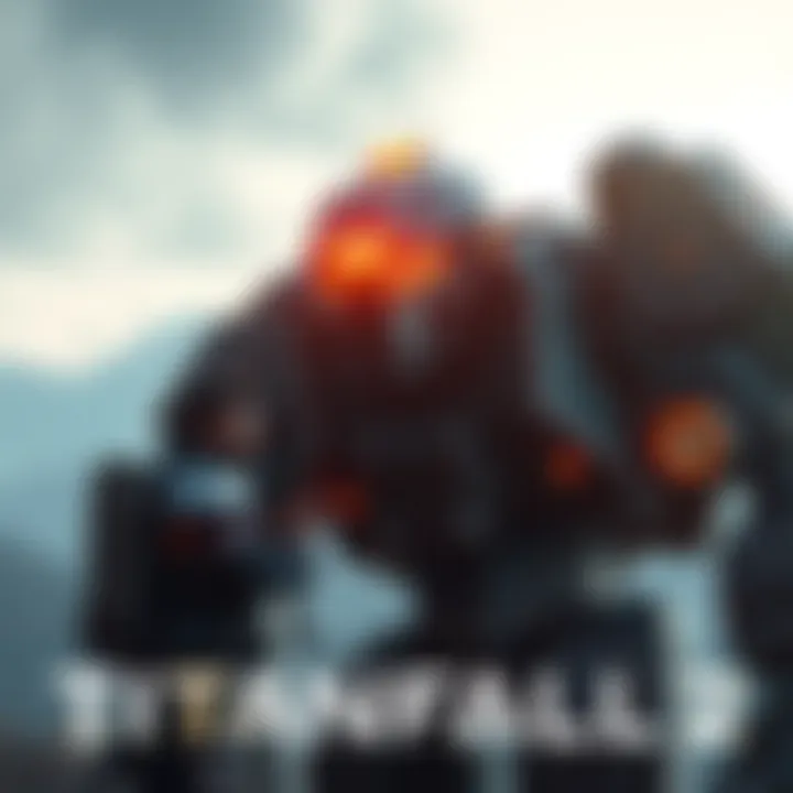 A screenshot from Titanfall 2 showing an emotional moment in the campaign with the main character and their mech.