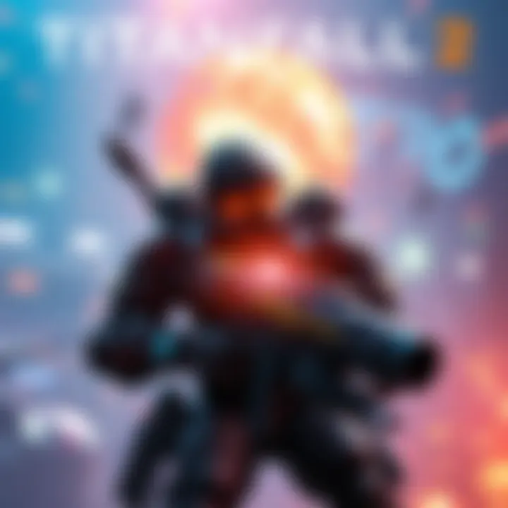 A player engaged in a multiplayer match in Titanfall 2 on Steam, showcasing action and excitement in a vibrant gaming environment.