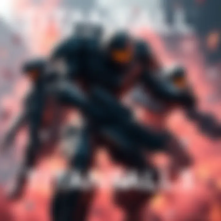 Titanfall 3 Fan Art Fan art featuring Titanfall 3 with mechs and pilots in action, surrounded by excitement from fans