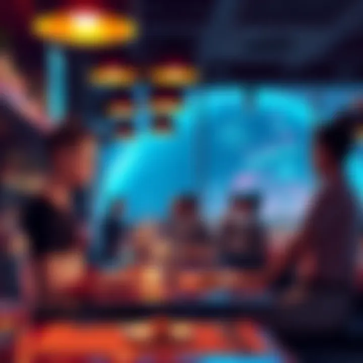 Players enjoying a meal at a restaurant in the Titanfall 1 Export map, highlighting the game's dining options.