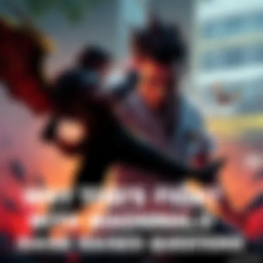 A fierce battle scene showing Tobi engaged in combat with Magnamalo, showcasing intense action and strategic moves.