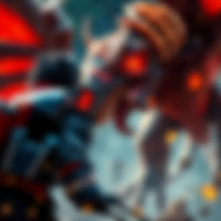 Tobi Kadchai vs Anjanath A gamer faces Tobi Kadchai, a large creature with sharp claws, in action, with Anjanath visible in the background, creating a tense battle atmosphere.