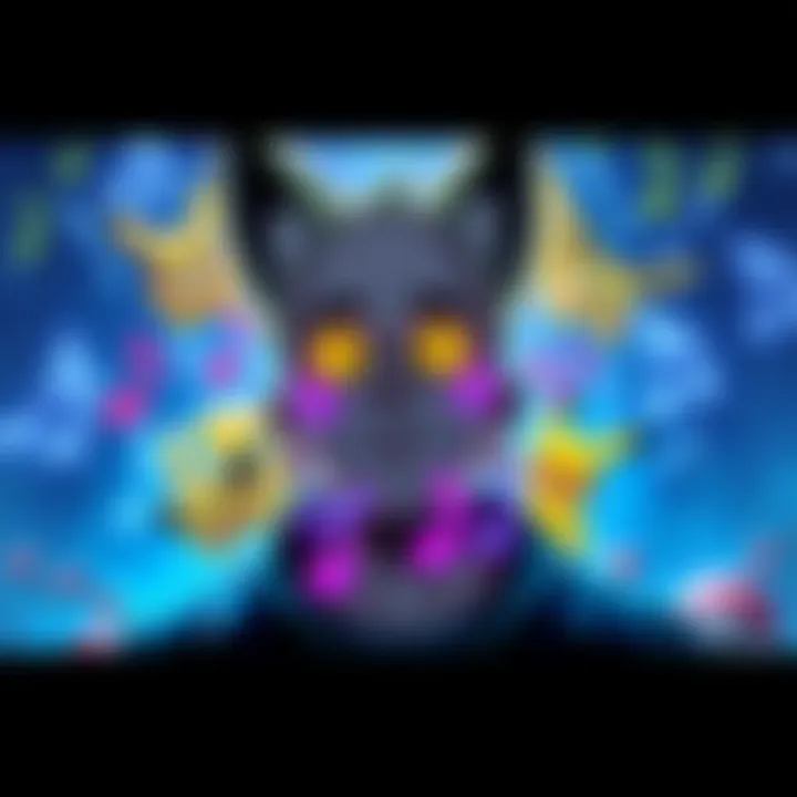 Toby Fox surrounded by Pokémon-themed musical notes and characters, imagining a new soundtrack for Pokémon Mystery Dungeon.