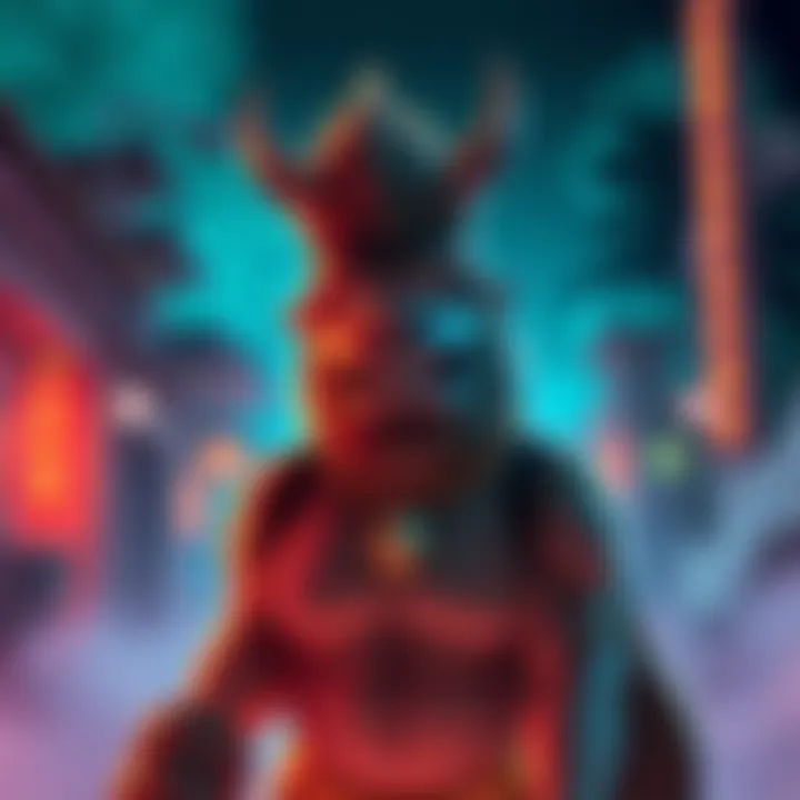 An artistic representation of the TOGA character with a vibrant background, hinting at its possible return.