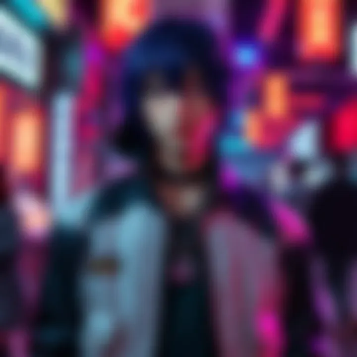 A stylish person wearing Tokyo Ghoul-inspired clothing, showcasing unique designs and flair related to the series.
