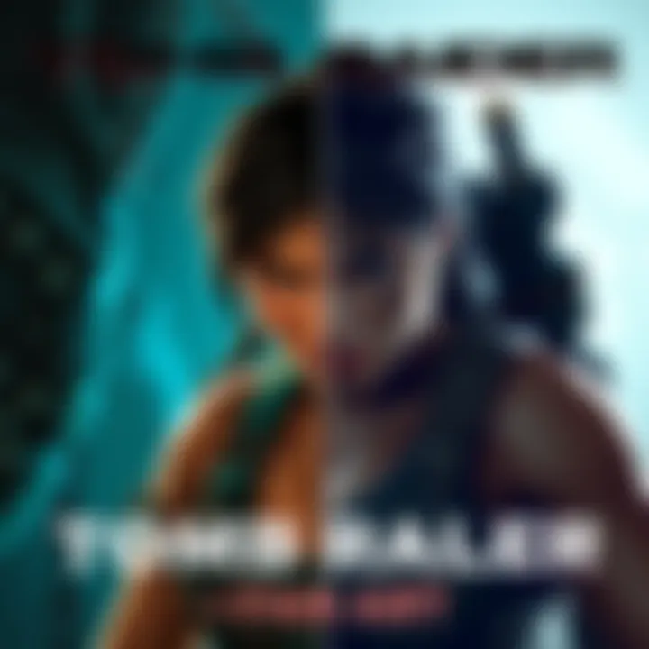 Tomb Raider Fan Art Comparison A side-by-side view of fan art and original artwork from the latest Tomb Raider issue, showcasing similarities.