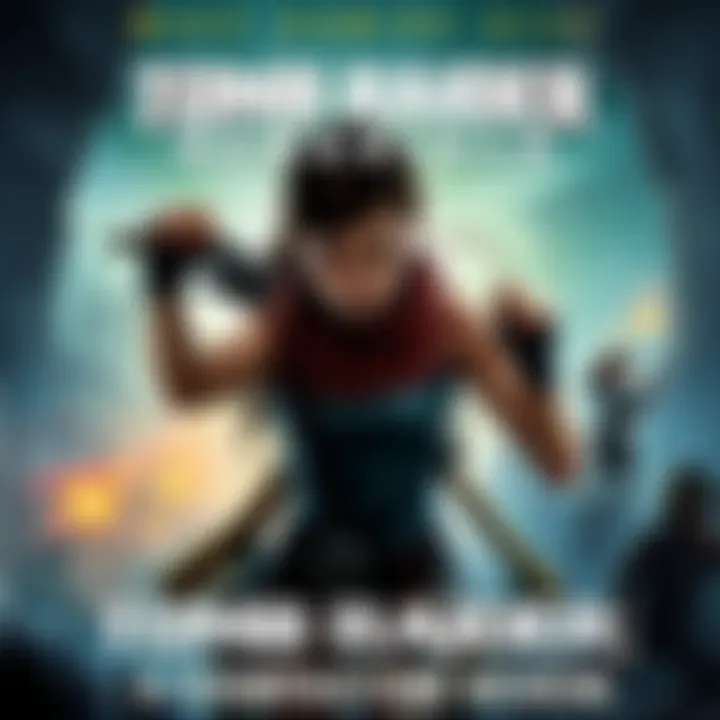 Cover illustration showing iconic Tomb Raider character in action with classic game elements in the background.