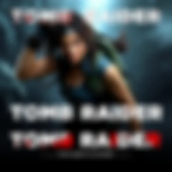 Cover art of Tomb Raider featuring Lara Croft in an adventurous pose