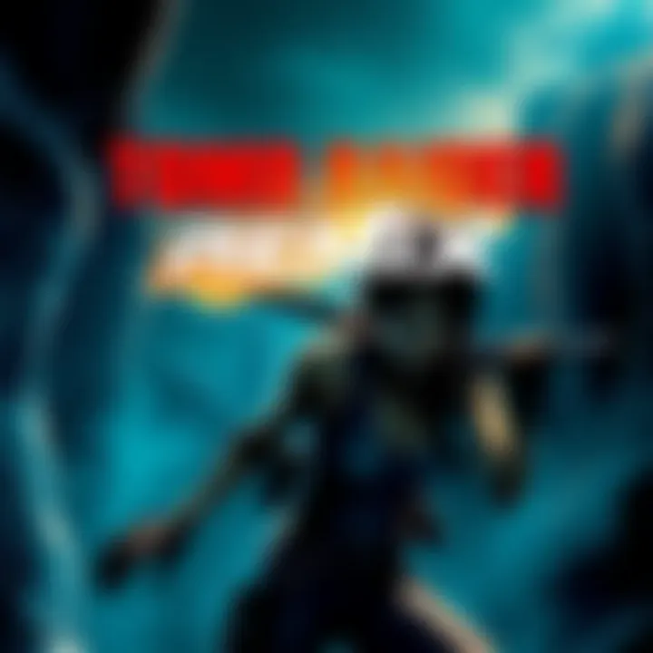 Artwork depicting a modern remix of the Tomb Raider 1996 soundtrack with elements of adventure and nostalgia