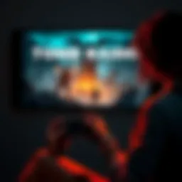 Tomb Raider Trilogy Adventure A gamer holding a gaming controller while looking at a screen displaying Tomb Raider characters and landscapes