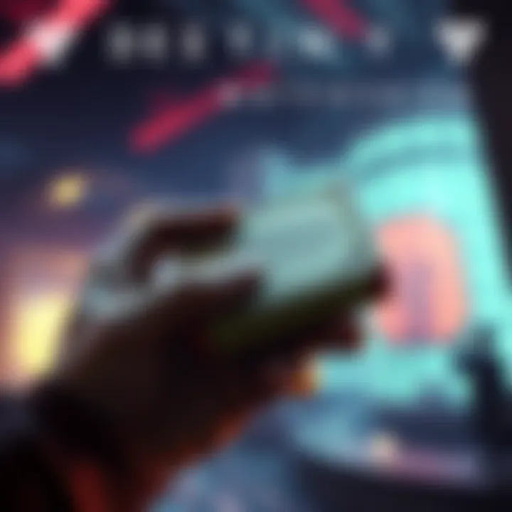 A close-up of Tommy's Matchbook Catalyst being held by a character in a game environment, showcasing its design and details.
