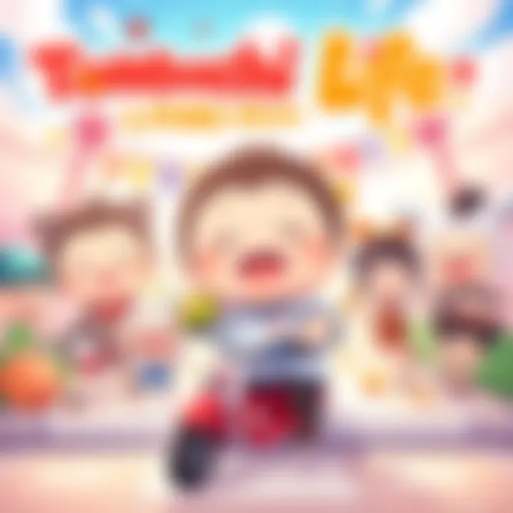 Cover art of Tomodachi Life: Living the Dream showing characters from the game enjoying various activities