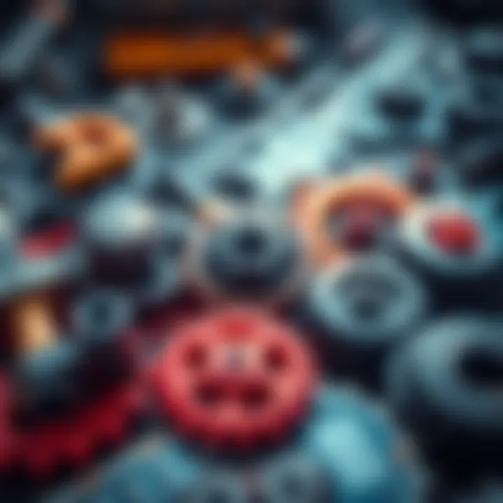A collection of tools and gears symbolizing changes in technology for the upcoming rework in 2025