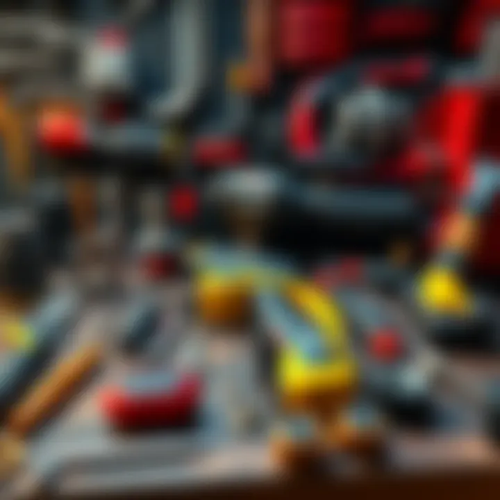 Tools for Modding A collection of tools and parts laid out on a workbench, ready for modifying new equipment, with a focus on performance upgrades.