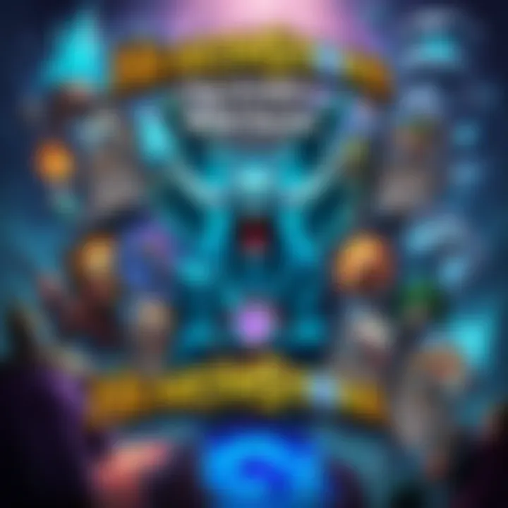 Top 51 Wild Decks in Hearthstone A colorful illustration of various Hearthstone cards representing the top 51 Wild decks, showcasing different class strategies and gameplay elements.