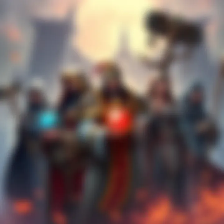 Illustration of the top five arena classes with Priest and Staff Shaman prominent among them