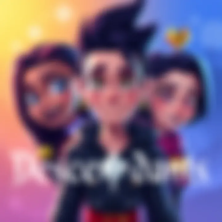 Top Descendants Favorites Illustration showing three favorite Descendants characters, highlighting their unique traits and designs.
