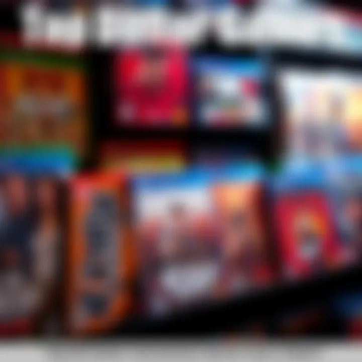 A collection of popular video games priced at $60, featuring iconic titles like Red Dead 2 and other favorites, displayed on a game shelf.
