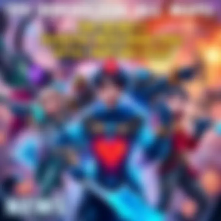 Top DPS Heroes for All Maps A group of diverse DPS heroes displaying their unique abilities in a vibrant game environment.