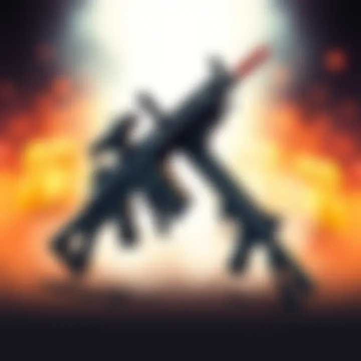 Top Early Game Weapons An illustration showing the Blackmaw weapon alongside the MP60-R, highlighting popular early game gear for players.