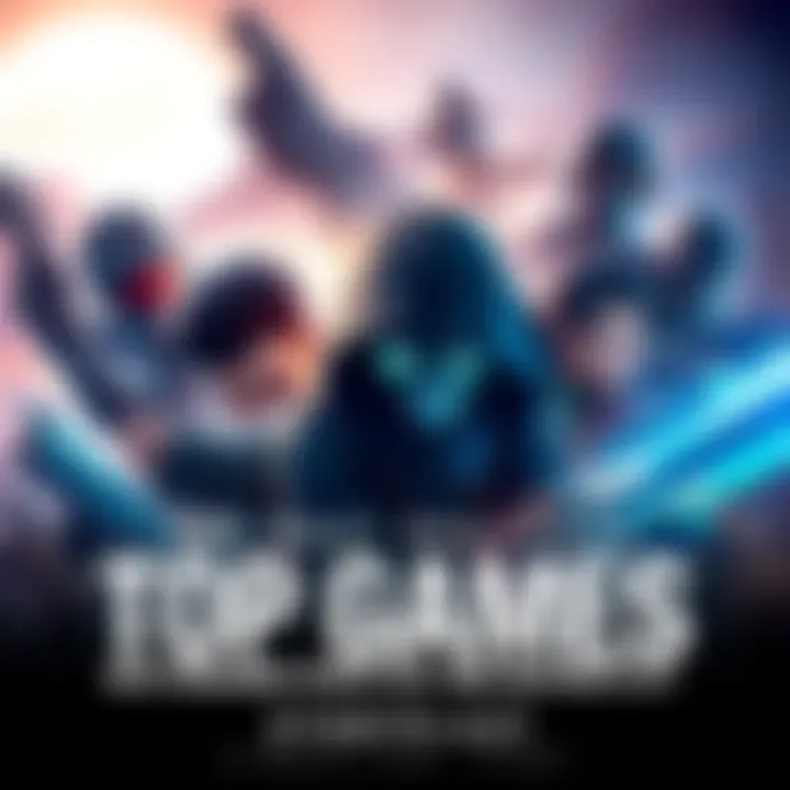 Video game characters in action Various video game characters engaged in exciting gameplay moments with strong storylines.