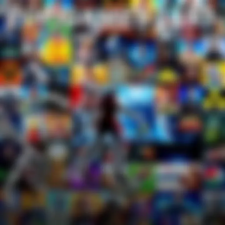 A collage of game covers showcasing popular video games from various genres