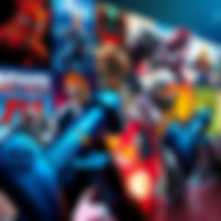 A collection of popular video game covers that excite players, showcasing vibrant artwork and various game genres.