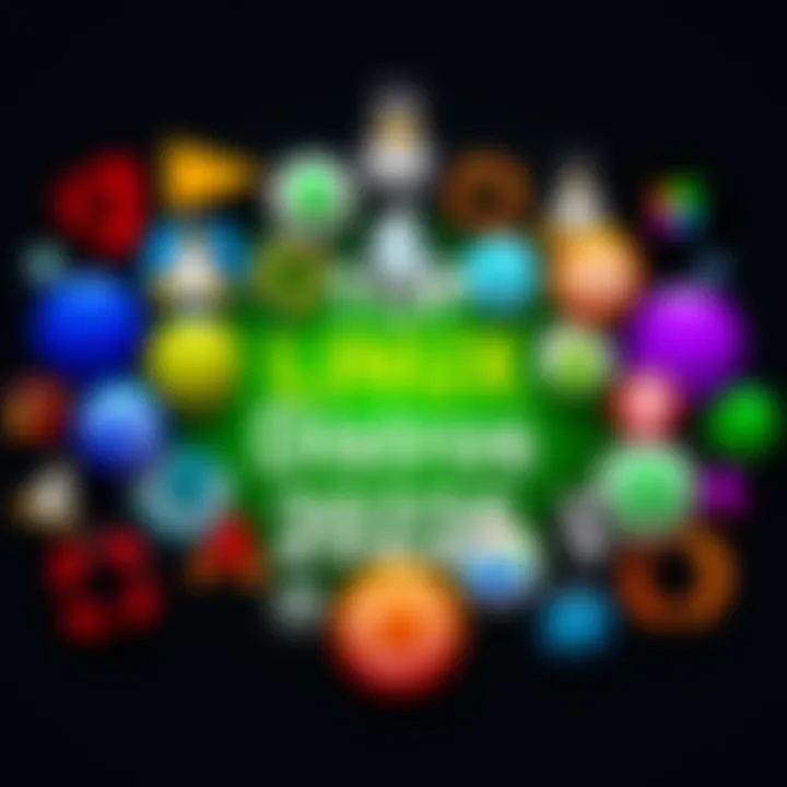 Top Linux Distros 2025 A collage of popular Linux distribution logos with vibrant colors representing the diversity of options in 2025