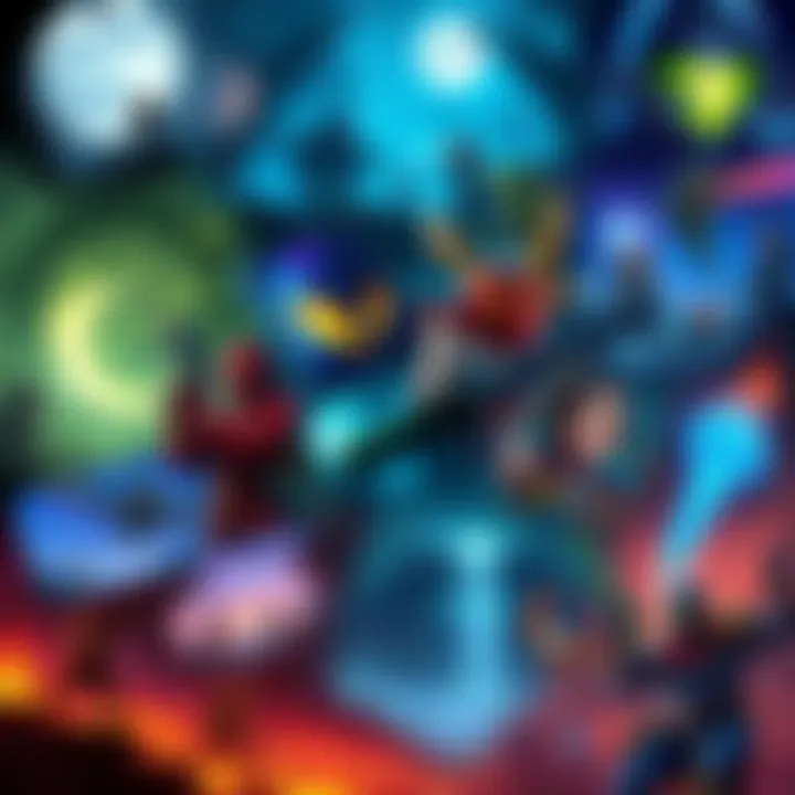 A collage of characters and settings from popular Metroidvania games on Android, showcasing vibrant art and gameplay scenes.