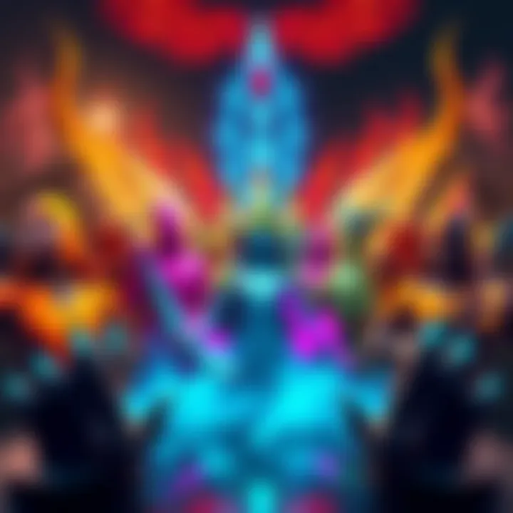 Top Mythic Skins in CODM A collection of various Mythic skins from CODM displayed, showcasing their unique designs and colors.