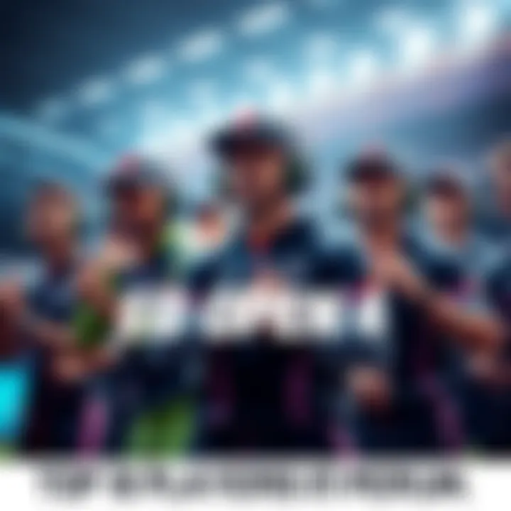 A group of top-rated players showcasing their skills during the EU Open 4 tournament, highlighting their competitive spirit and teamwork.