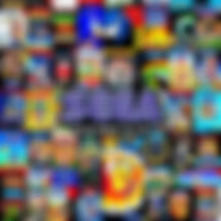 A colorful collage of Sega Genesis game covers showcasing various iconic titles