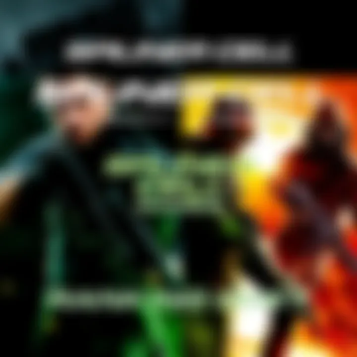 Top Splinter Cell Games A collage of mainline Splinter Cell game covers showcasing Chaos Theory and Double Agent