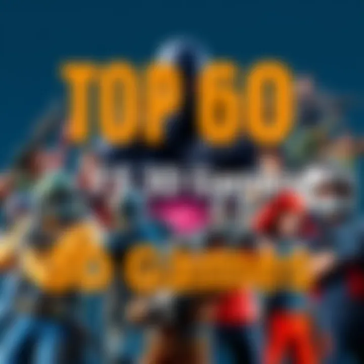 Top 60 FPS 3D Games Collage of popular 3D game characters from various genres including action and adventure games released since 2016