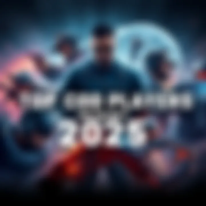 Collage of top Call of Duty Mobile players showcasing their gaming skills and moments from 2025 matches