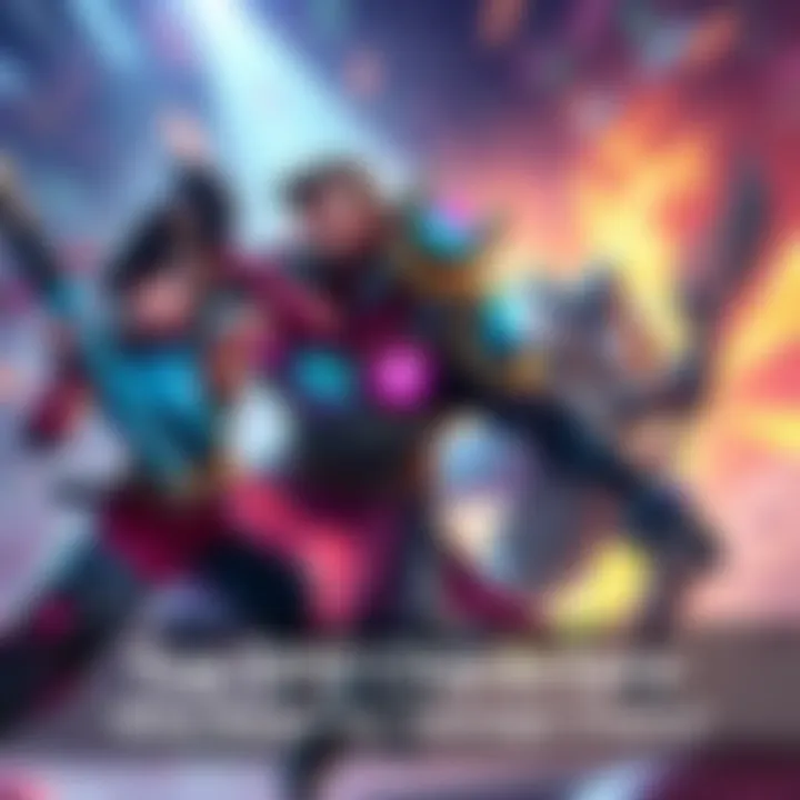 Mei, Bastion, and Torbjorn showcasing their abilities in a vibrant gaming environment