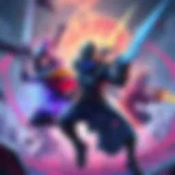 Illustration showing various character frames thriving in battle without shield gating, demonstrating resilience and effectiveness with Arcane persistence effects