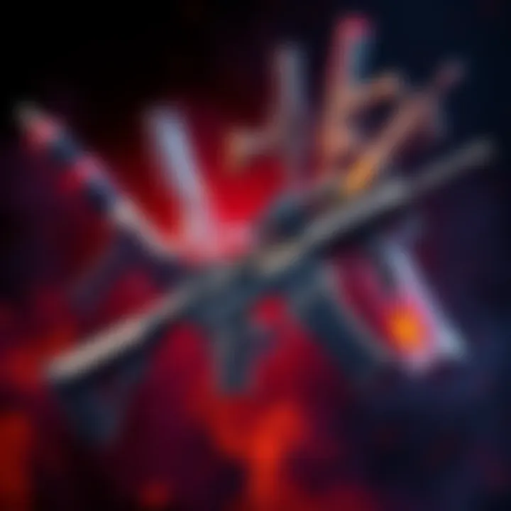 A collection of popular gaming weapons with a focus on SMGs, showcasing their power and effectiveness in battle.